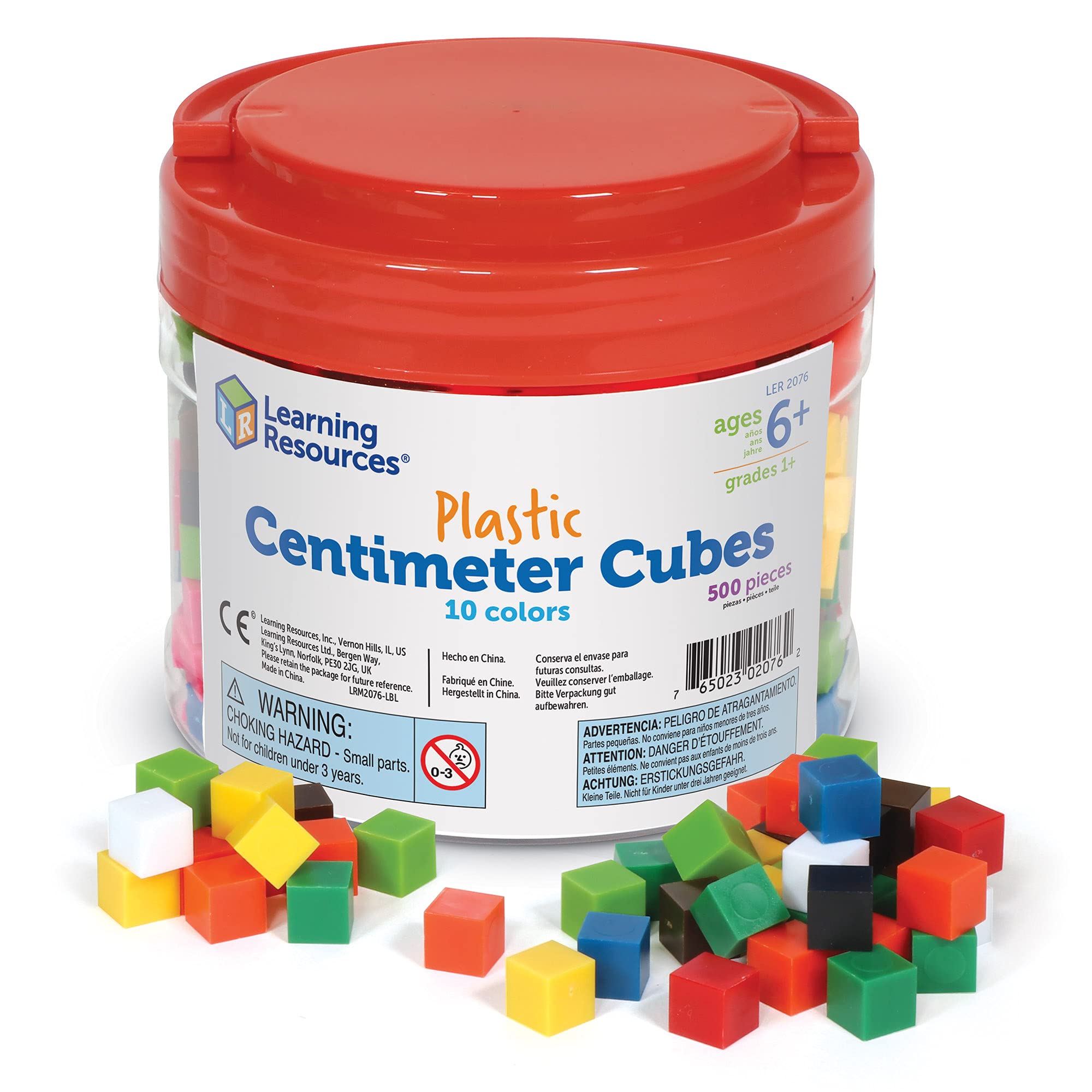 Foto 2 pulgar | Juguetes Para Contar Y Clasificar, Recursos De Aprendizaje, Cubos En Centímetros, 500 - Venta Internacional.