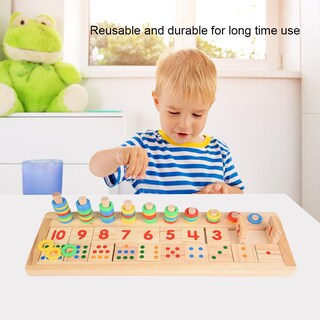 Foto 1 | Juguete Matemático De Números De Madera Para Niños - Venta Internacional.
