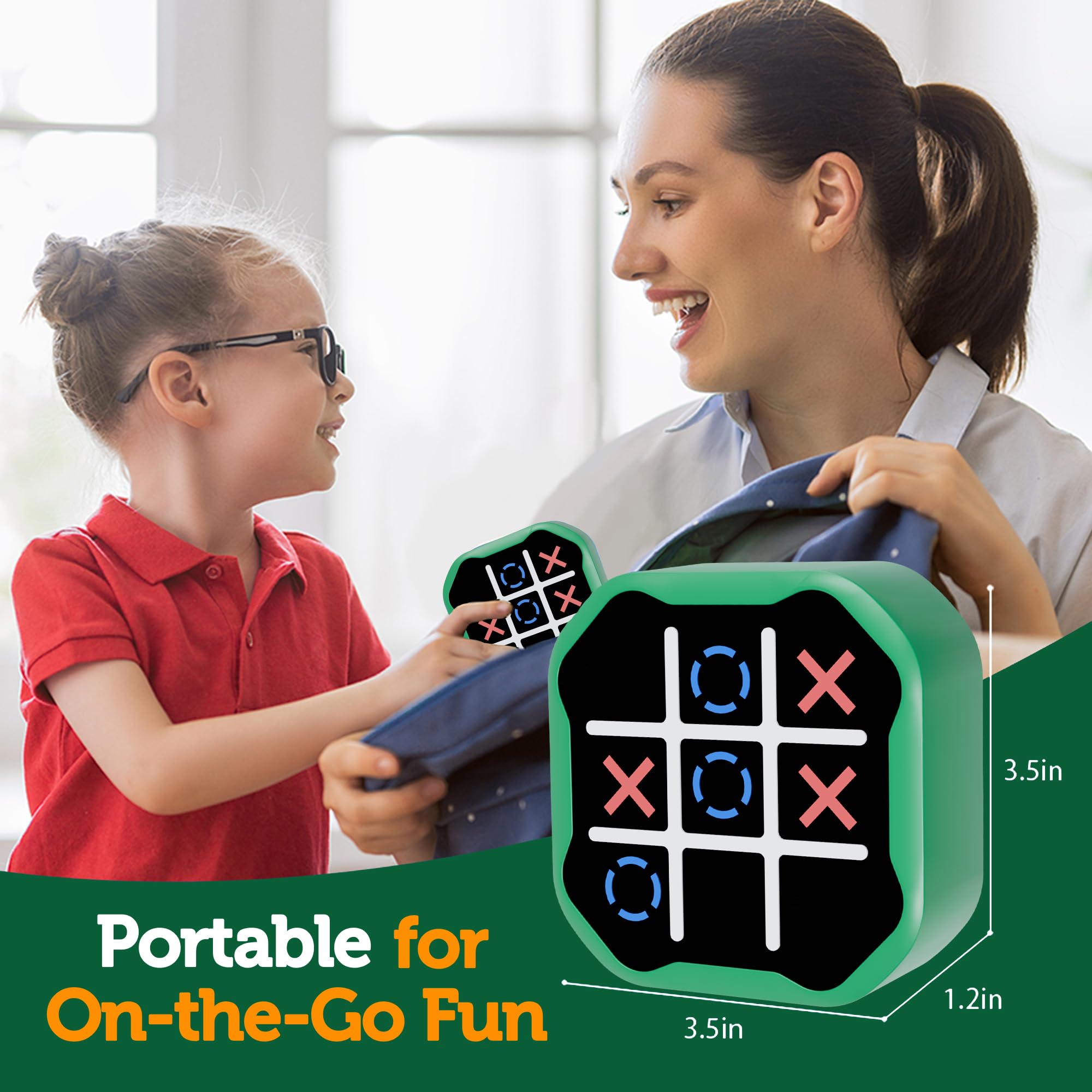 Foto 6 pulgar | Juego Tic Tac Toe Massrt 3 En 1 Electrónico Con Modo Silencioso - Venta Internacional.