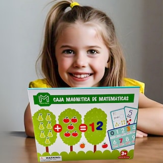 Foto 7 | Juego De Matemáticas Con Números Y Figuras De Imanes Para Niños. Material Didactico Con Bloques Magneticos Mágicamente