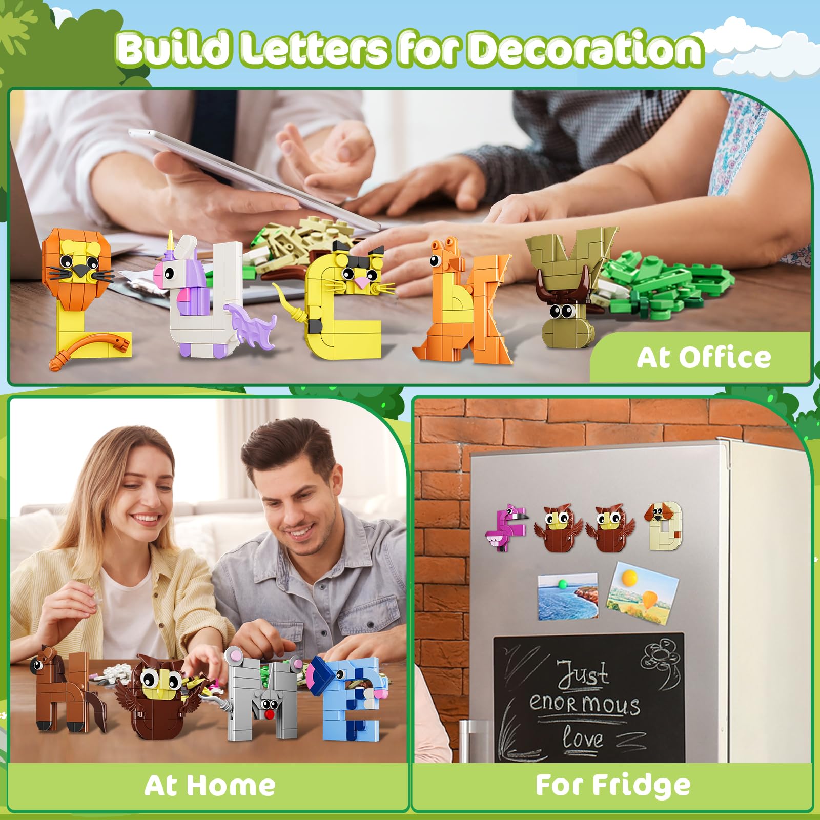 Foto 4 pulgar | Set De Construcción Alphabet Lore Hogokids Para Fiestas, 26 Paquetes - Venta Internacional.