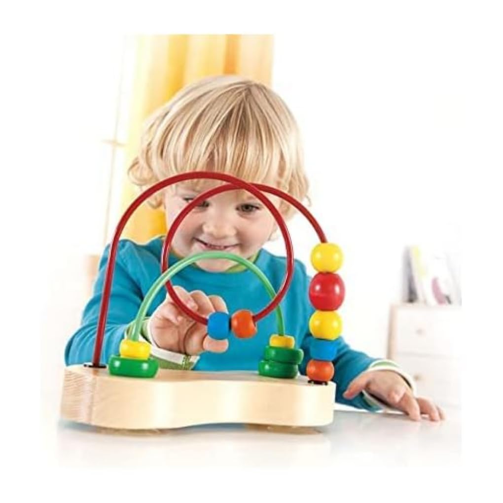 Foto 3 pulgar | Bead Maze Toy Hape Con Forma De Burbuja Doble De Madera Para Bebés De Más De 6 M - Venta Internacional.