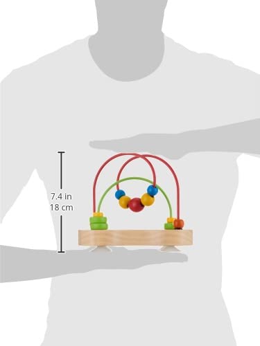 Foto 4 pulgar | Bead Maze Toy Hape Con Forma De Burbuja Doble De Madera Para Bebés De Más De 6 M - Venta Internacional.