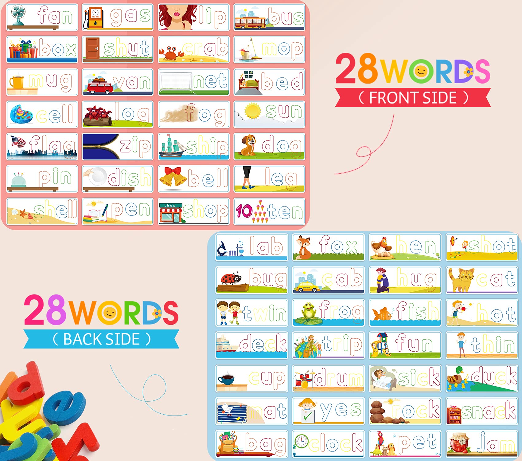 Foto 4 | Juguete Educativo Officygnet See & Spell Para Niños De 3 A 6 Años - Venta Internacional.