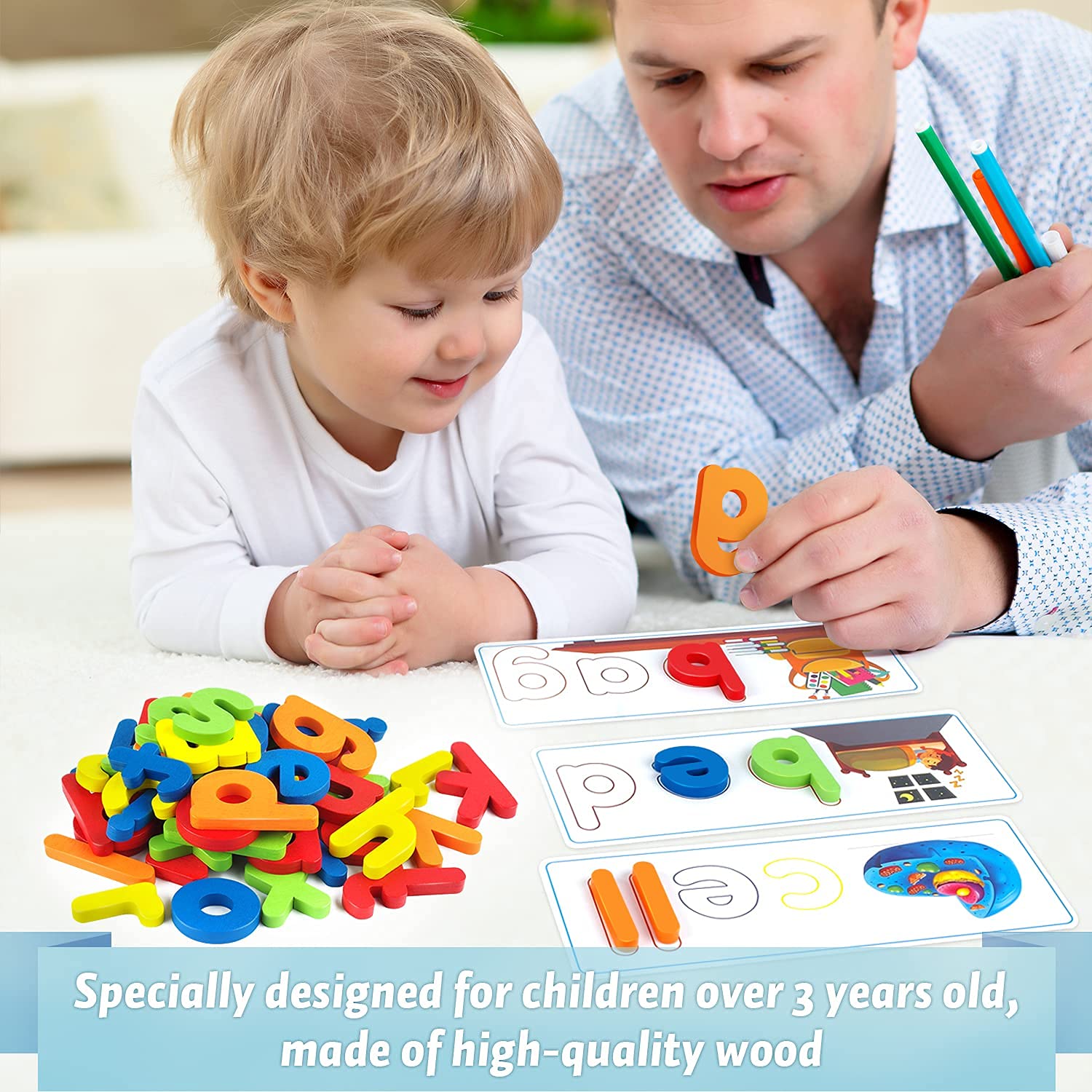 Foto 5 | Juguete Educativo Officygnet See & Spell Para Niños De 3 A 6 Años - Venta Internacional.