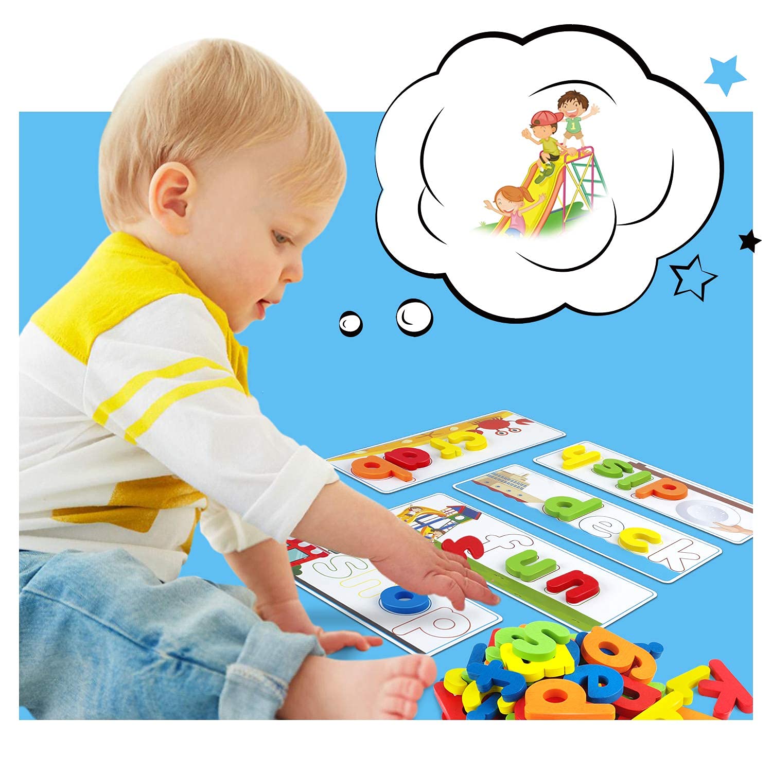 Foto 7 | Juguete Educativo Officygnet See & Spell Para Niños De 3 A 6 Años - Venta Internacional.