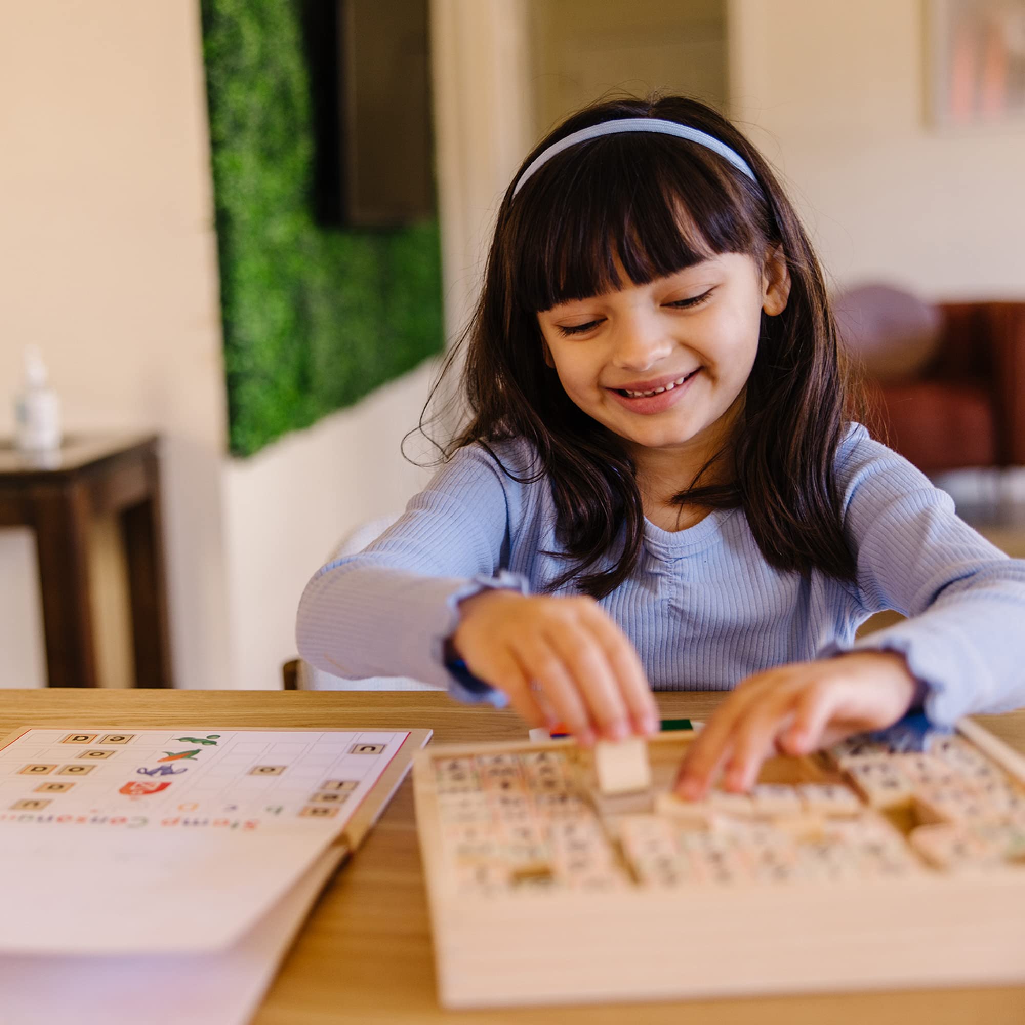 Foto 2 | Set De Sellos Para Juguetes Melissa & Doug Deluxe Wooden Abc 123s 3+ - Venta Internacional.