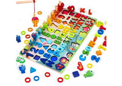 Foto 1 | Xtellar Kit De Aprendizaje Montessori 7 En 1 – Impulsa La Educación De Tus Niños Mediante Juegos De Pesca,