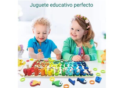 Foto 3 | Xtellar Kit De Aprendizaje Montessori 7 En 1 – Impulsa La Educación De Tus Niños Mediante Juegos De Pesca,