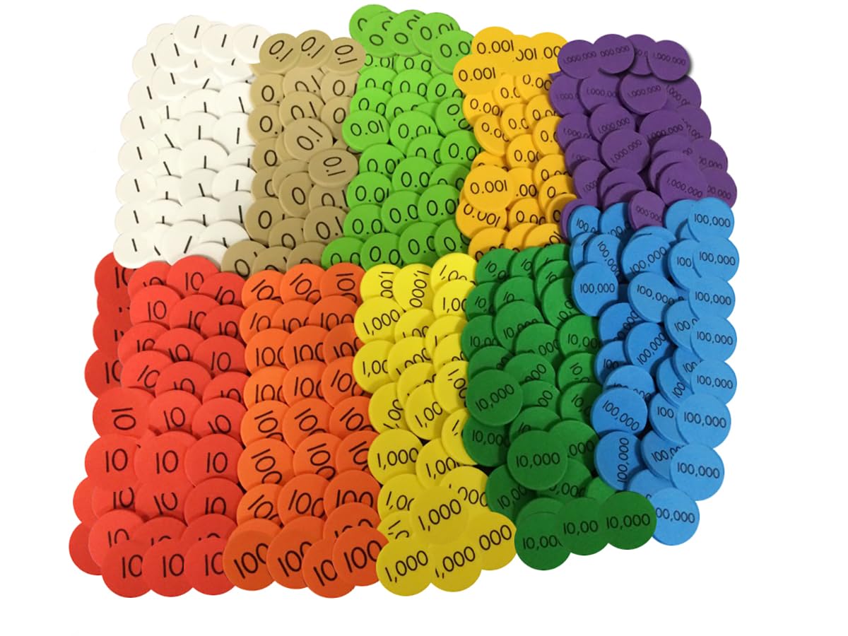 Foto 3 pulgar | Coloque Discos Set Essential Learning Products Con Decimales De 10 Valores - Venta Internacional.
