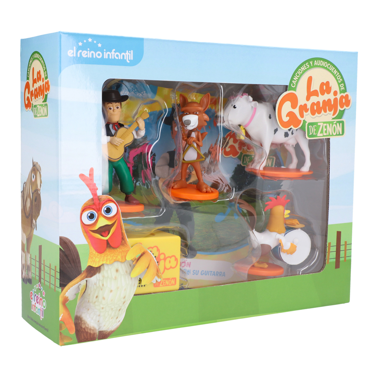 Foto 1 | La Granja De Zenón Audiolibro Altavoz Con Figuras Y 4 Libros