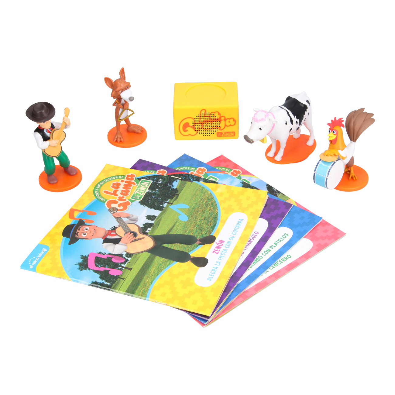 Foto 2 | La Granja De Zenón Audiolibro Altavoz Con Figuras Y 4 Libros