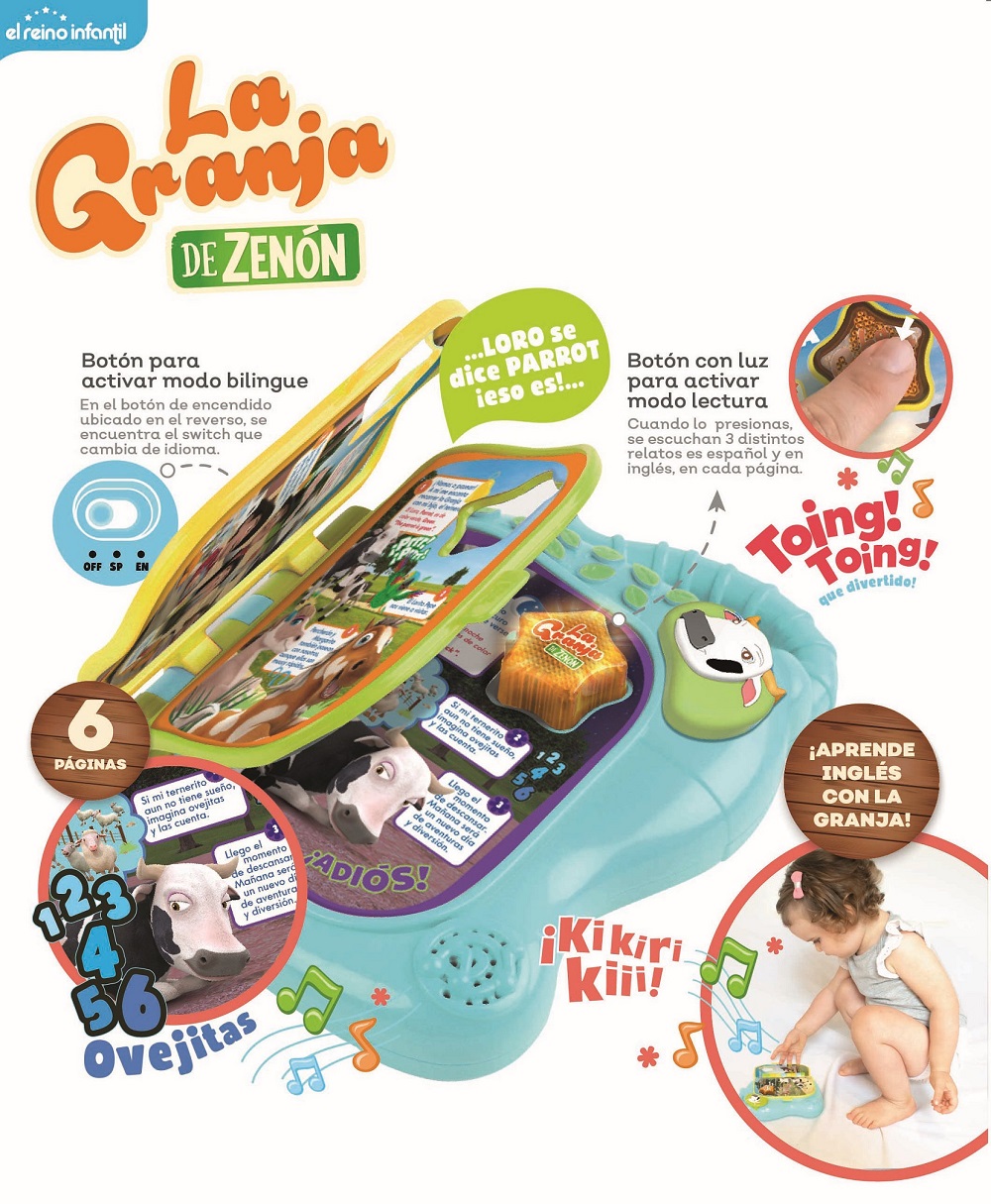 Foto 4 pulgar | La Granja De Zenón Libro Electrónico Un Cuento Con La Vaca Lola El Reino Infantil