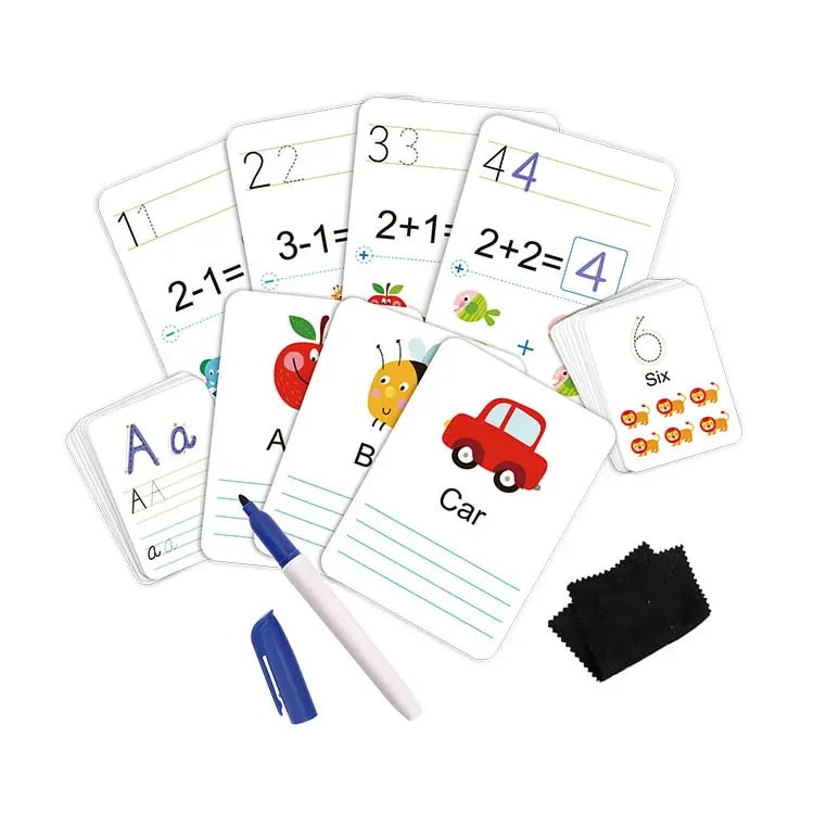 Tarjetas Educativas para Aprender a Leer/ Escribir/ Contar Tooky Toy TK-TL547 56 Piezas $349