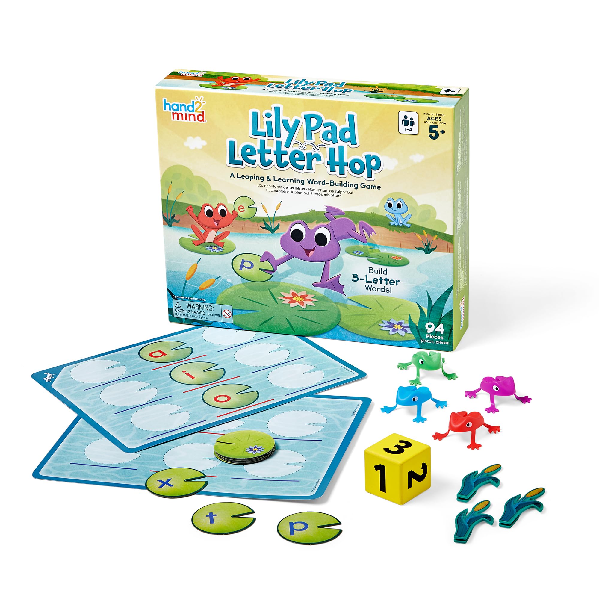 Juego de Mesa Educativo Hand2Mind Lily Pad Letter Hop - Venta Internacional