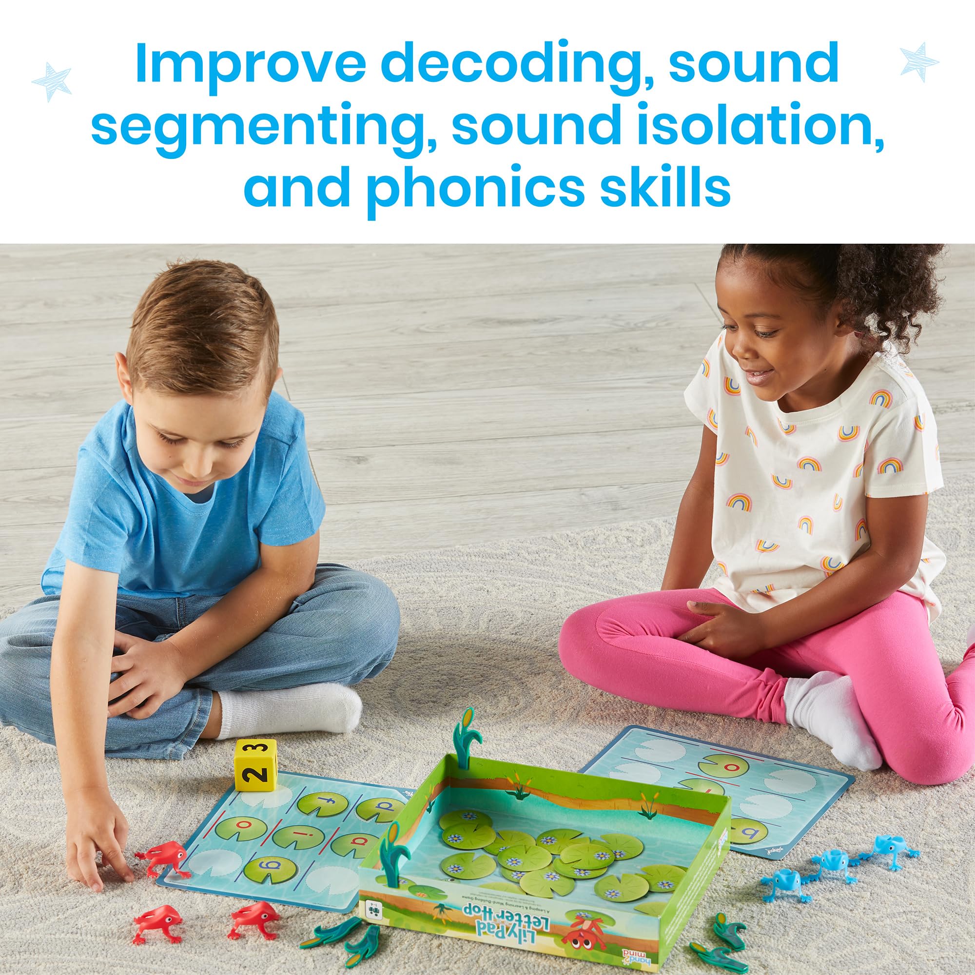 Foto 4 | Juego de Mesa Educativo Hand2Mind Lily Pad Letter Hop - Venta Internacional