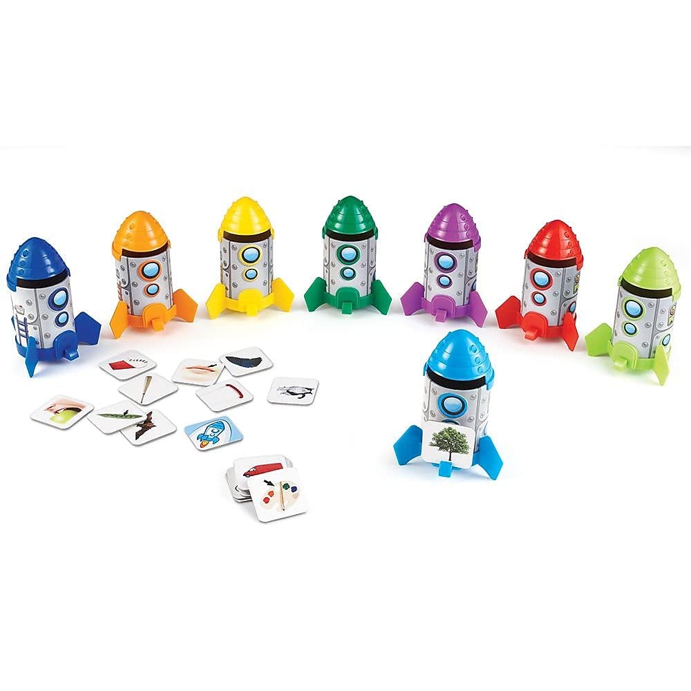 Cohetes Toy Learning Resources Que Riman Y Clasifican Con 80 Cartas - Venta Internacional.