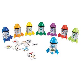 Foto 2 | Cohetes Toy Learning Resources Que Riman Y Clasifican Con 80 Cartas - Venta Internacional.