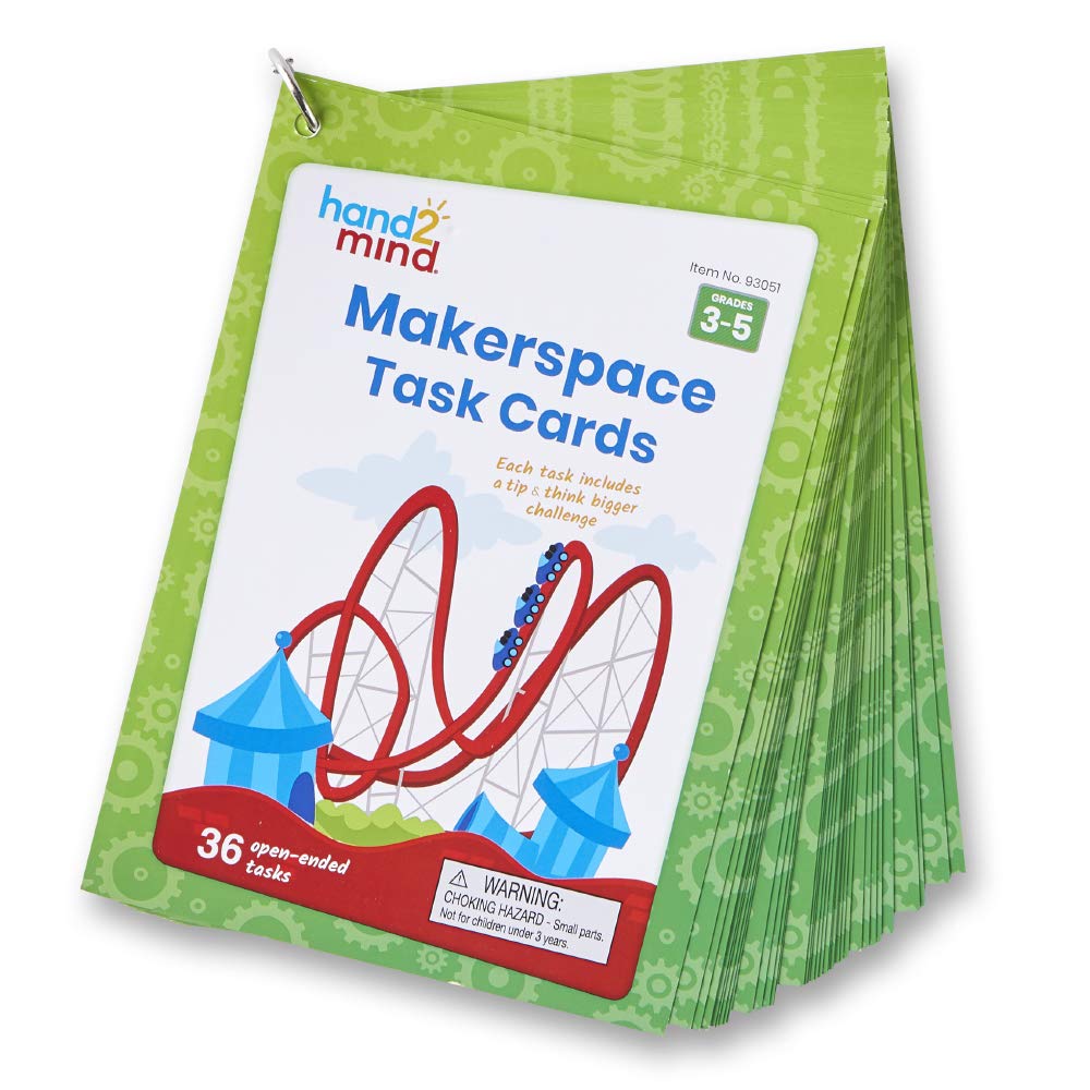 Tarjetas De Aprendizaje Stem Hand2mind Makerspace Task Para Niños De 3 A 5 Años - Venta Internacional.
