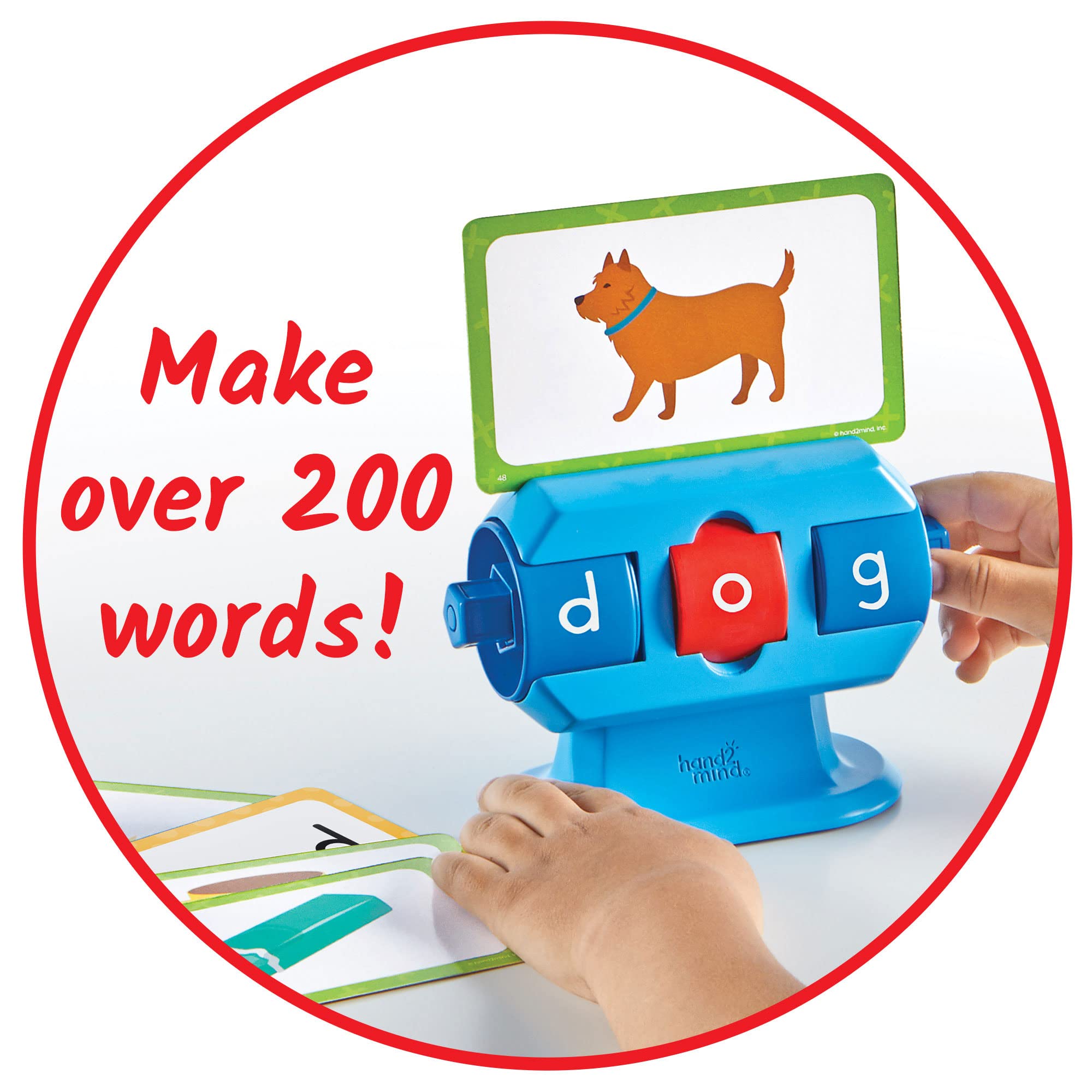 Foto 3 | Word Builder Hand2mind Juegos De Palabras Cvc Para Principiantes Para Niños De 3 A 5 Años - Venta Internacional.