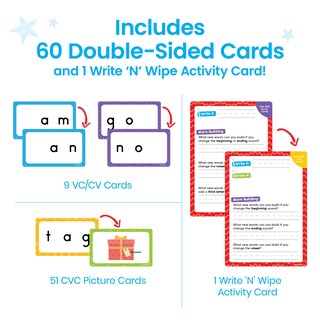 Foto 6 | Word Builder Hand2mind Juegos De Palabras Cvc Para Principiantes Para Niños De 3 A 5 Años - Venta Internacional.