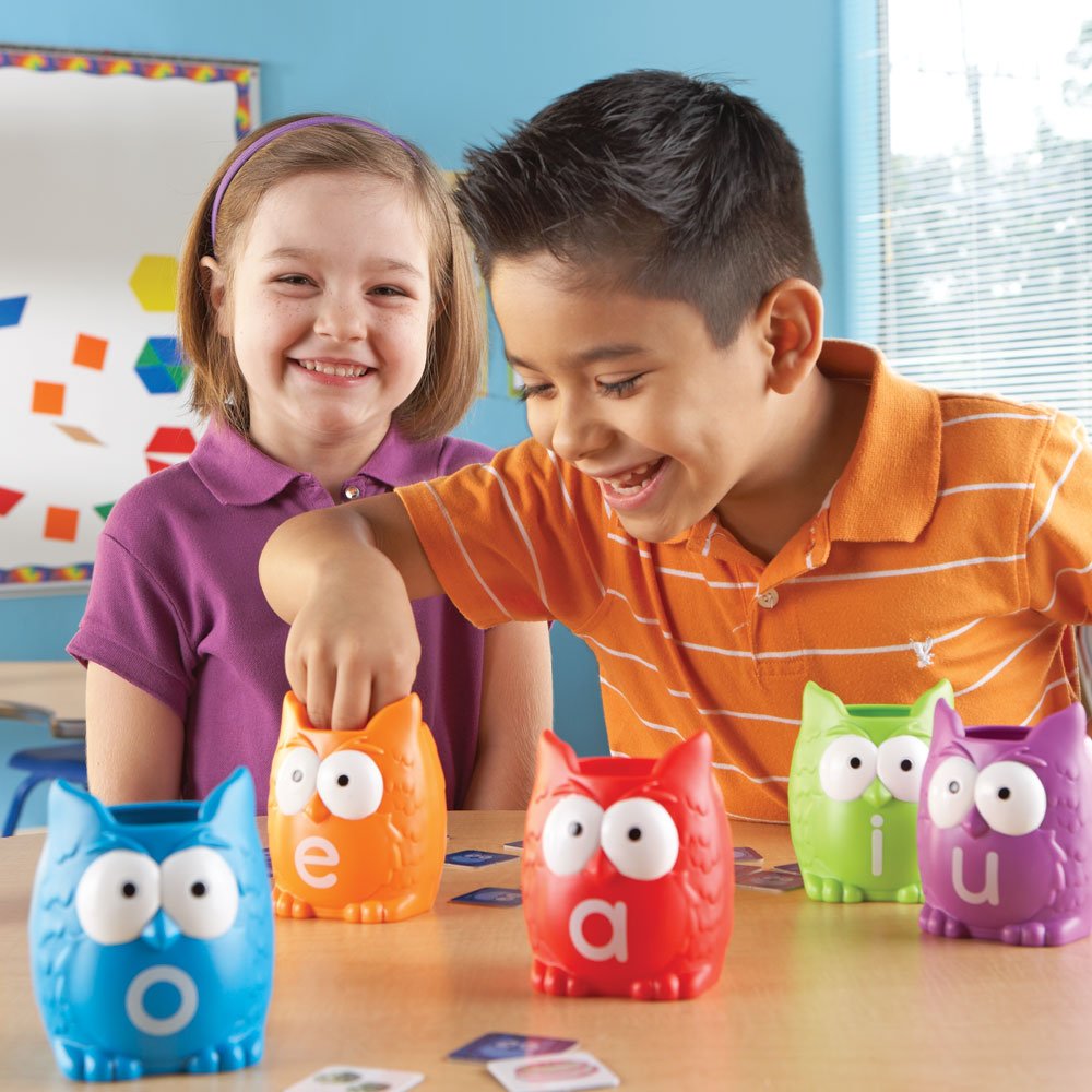Foto 2 | Set De Clasificación, Learning Resources, Vocales, Búhos, Con 6 Búhos, 100 Cartas - Venta Internacional.