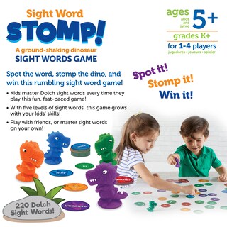 Foto 5 | Recursos Educativos Para Aprender Juegos En Interiores Sight Word Stomp! - Venta Internacional.