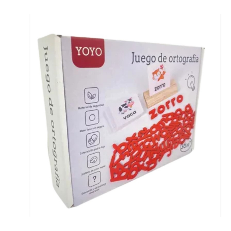 Foto 2 pulgar | Juego De Ortografía, Juguete Educativo Para Niños Mayores De 3 Años - Venta Internacional.