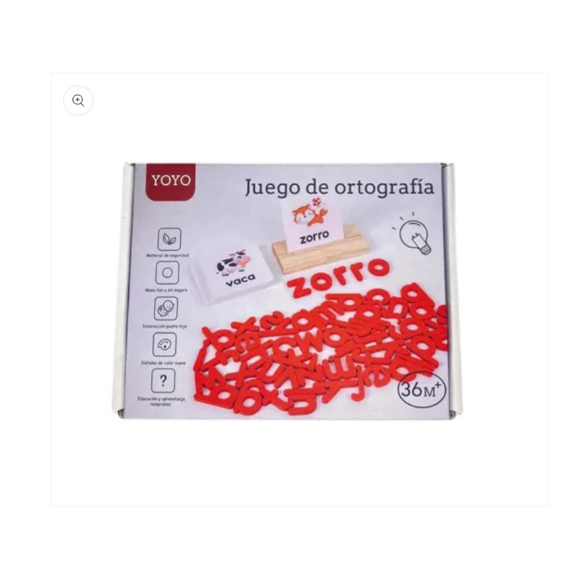 Foto 4 pulgar | Juego De Ortografía, Juguete Educativo Para Niños Mayores De 3 Años - Venta Internacional.