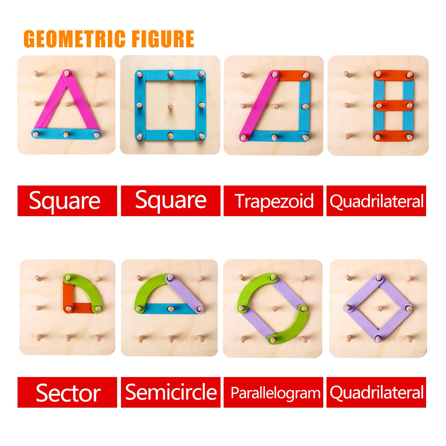 Foto 4 pulgar | Set de Actividades de Construcción Kizh de Madera con Letras y Números - Venta Internacional