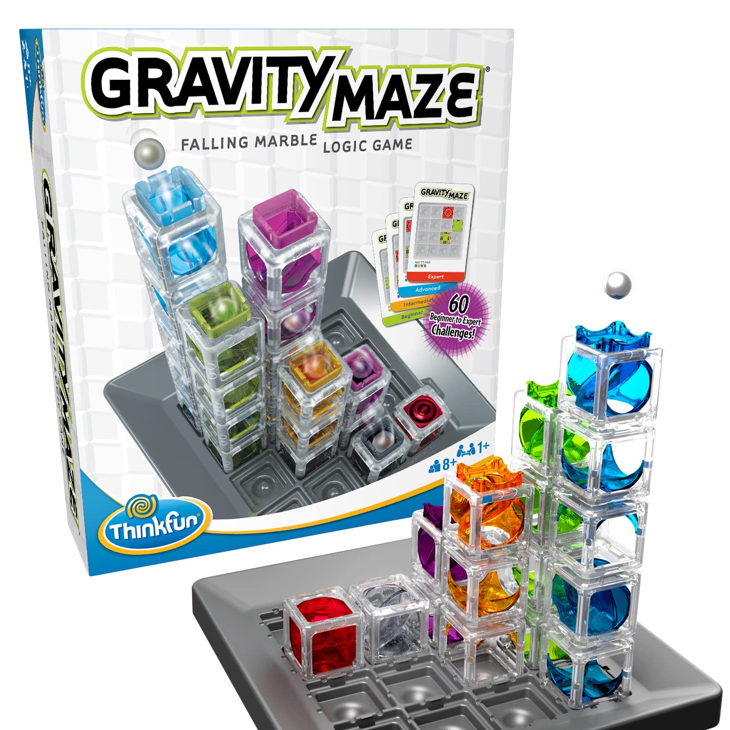 Juego Marble Run Thinkfun Gravity Maze Para Niños Mayores De 8 Años - Venta Internacional.