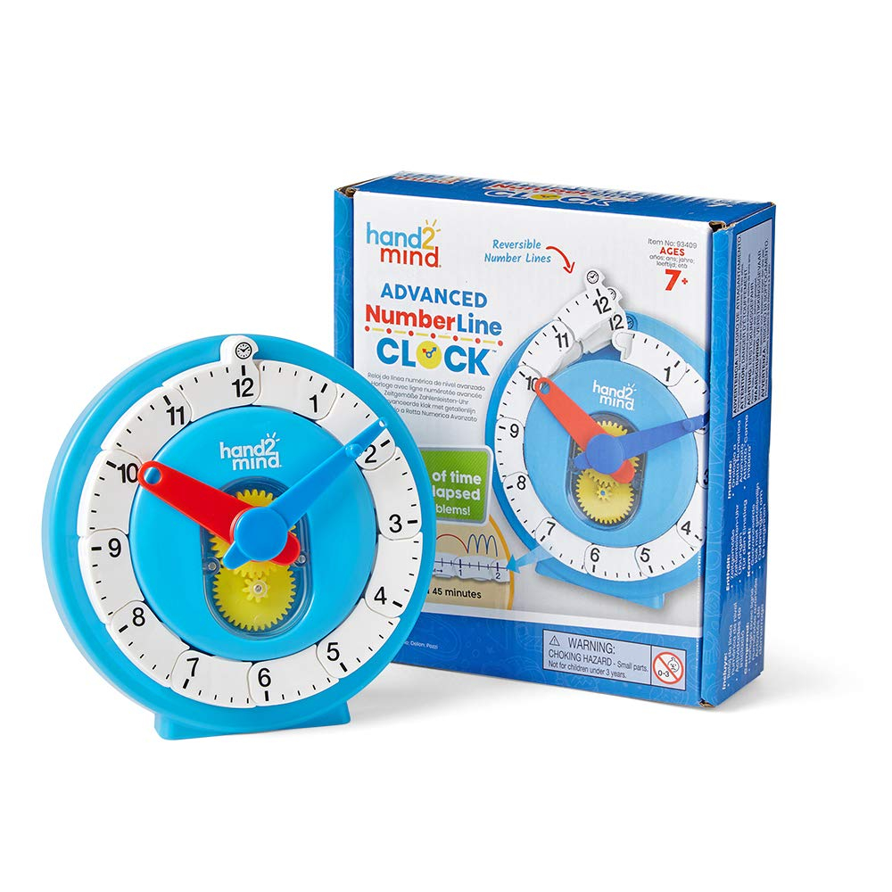 Foto 1 | Venta Internacional - Hand2mind Advanced Numberline Learning Reloj, Aprendizaje De Reloj Para Niños, Reloj De Enseñanza