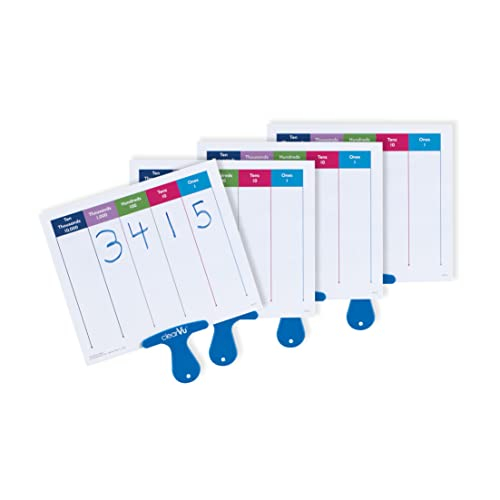 Venta Internacional - Hand2mind Place Value Board De Respuestas (paquete De 4)