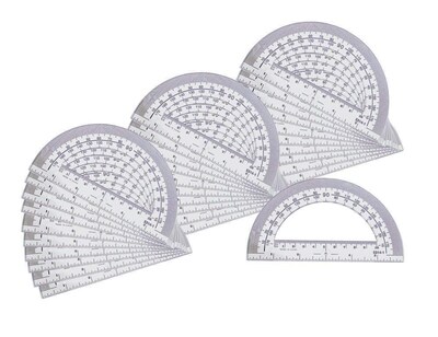 Foto 1 | Venta Internacional - Hand2mind 5314a Protractor De Matemáticas De Estudiante, Transparente, 20 Recuento (paquete De 1)