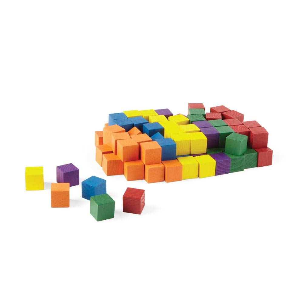 Foto 1 | Venta Internacional - Hand2mind Wood Blocks, Cubos Para Matemáticas ,de 1 Pulgada Para Preescolares (paquete De 100)