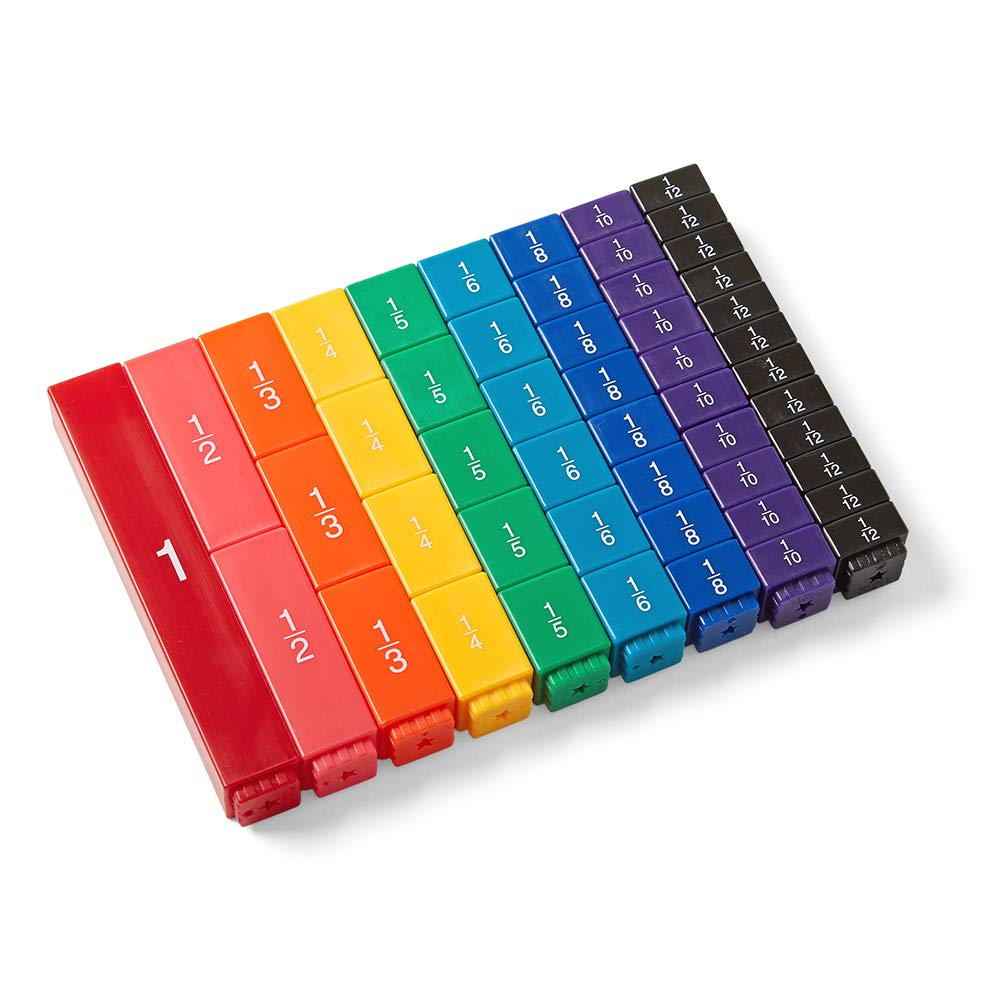 Venta Internacional: Cubos De La Torre De Fracción De Arco Iris De Mano 2 De Mano (conjunto De 51)