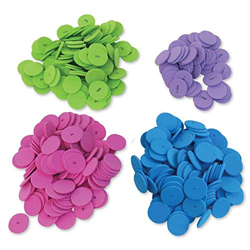 Foto 2 pulgar | Venta Internacional - Hand2mind Soft Foam Place Discos, 4 Valores, Contadores De Matemáticas Para Niños
