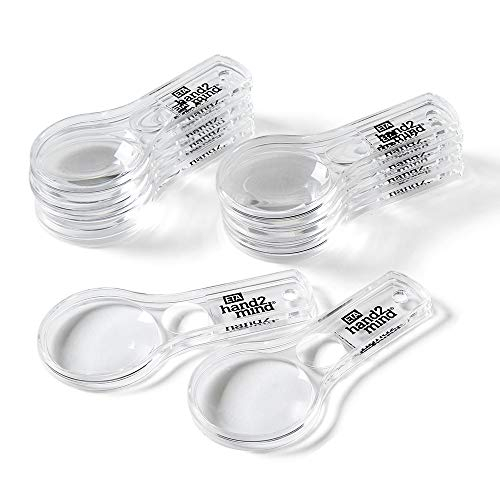Foto 2 pulgar | Venta Internacional-  Hand2mind Mini Glases De Lupa De Mano De Plástico, 3x Y 6x, Sin Cordón (paquete De 10)