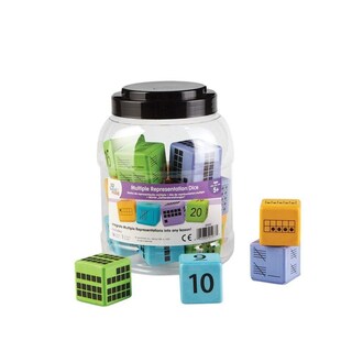 Foto 1 | Venta Internacional - Hand2mind Múltiple Representación Conjunto De Dados De Espuma Para Aula (conjunto De 16)