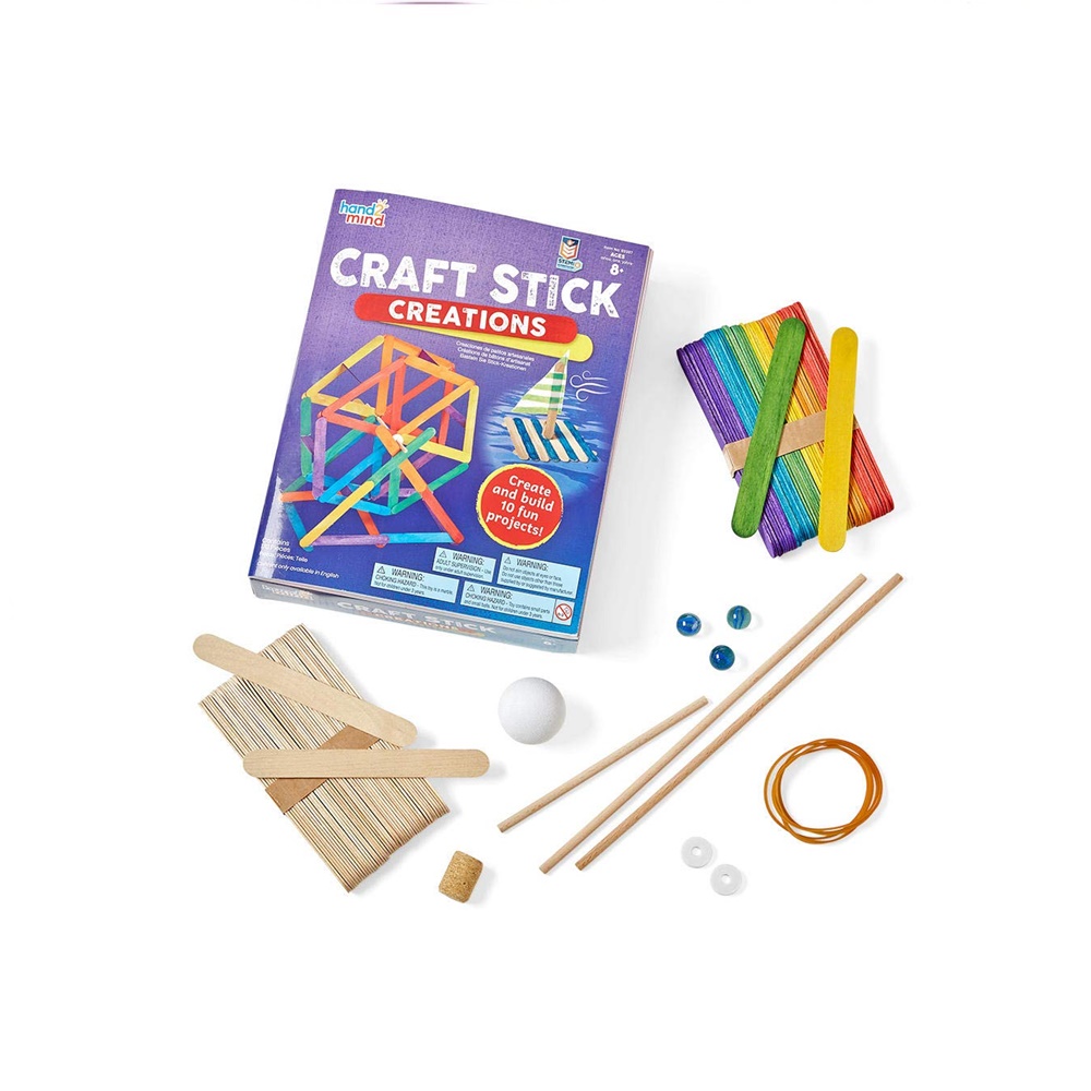 Foto 2 pulgar | Venta Internacional - Hand2mind Craft Stick Creations, 10 Experimentos Científicos, Libro De Actividades Para Niños