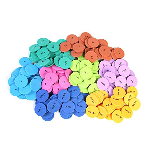 Foto 2 pulgar | Venta Internacional - Hand2mind Soft Foam Place Discos, 8 Valores, Contadores De Matemáticas Para Niños (pack Of 200)