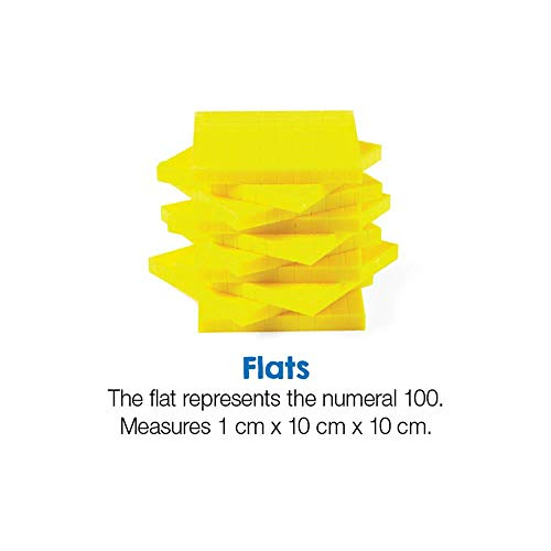 Foto 1 | Venta Internacional - Hand2mind Base De Plástico Amarillo Diez Bloques, Planos Planos (conjunto De 10)