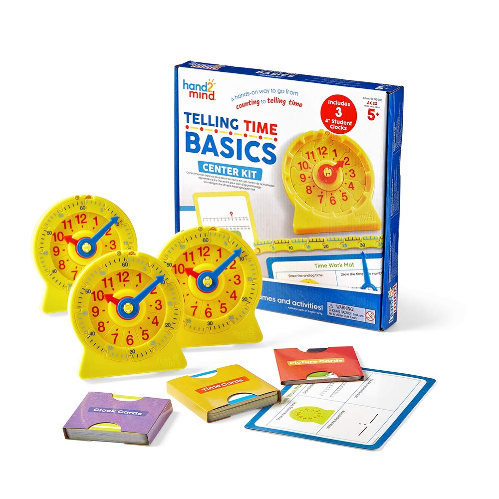 Venta Internacional - Hand2mind Que Cuenta Con Conceptos Básicos Del Tiempo, Reloj De Aprendizaje De Línea Numérica.