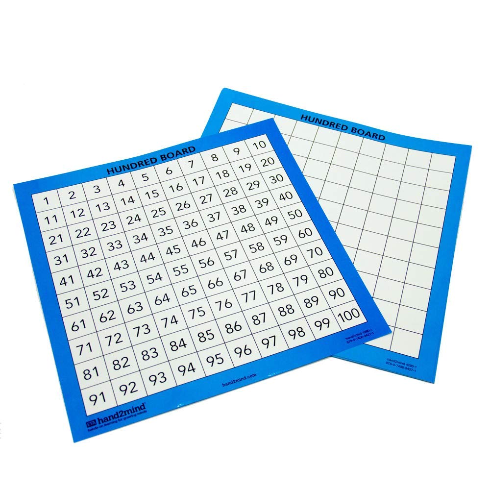 Venta Internacional - Hand2mind Lamined Cien Tablas, 100 Gráficos Para El Aula