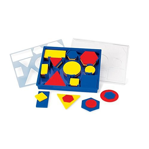 Foto 2 pulgar | Venta Internacional - Hand2mind Plastic Attribute Blocks Estudiante Kit, Conjunto De Geometría (conjunto De 60 Bloques)