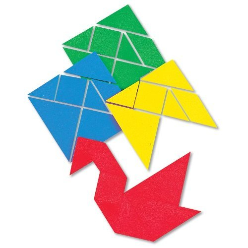 Foto 2 pulgar | Venta Internacional - Eta Hand2mind Small Plastic Tangrams, Set Of 4