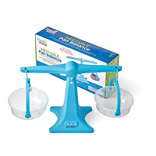 Venta Internacional: Hand2mind, Escala De Doble Equilibrio Transparente Para Niños, Escala De Peso Para Líquidos Y