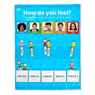 Foto 1 | Venta Internacional - Hand2mind Express Your Sentising Pocket Chart, Decoración Del Aula, Gráfico De Sentimientos,