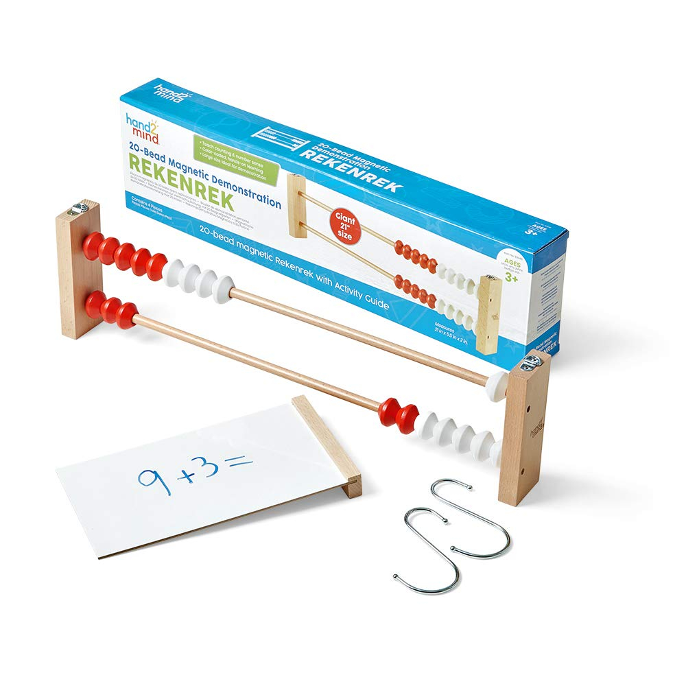 Venta Internacional - Hand2mind Abacus De Color Para Matemáticas, Conteo De Aprendizaje Y Números (conjunto De 1)