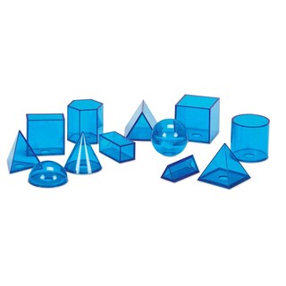 Foto 1 | Venta Internacional- Hand2mind Blue Power Geométricos Sólidos (conjunto De 12)